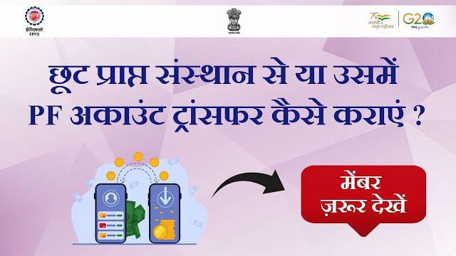 How member can transfer EPF account to or from Exempted Establishment? | EPFO