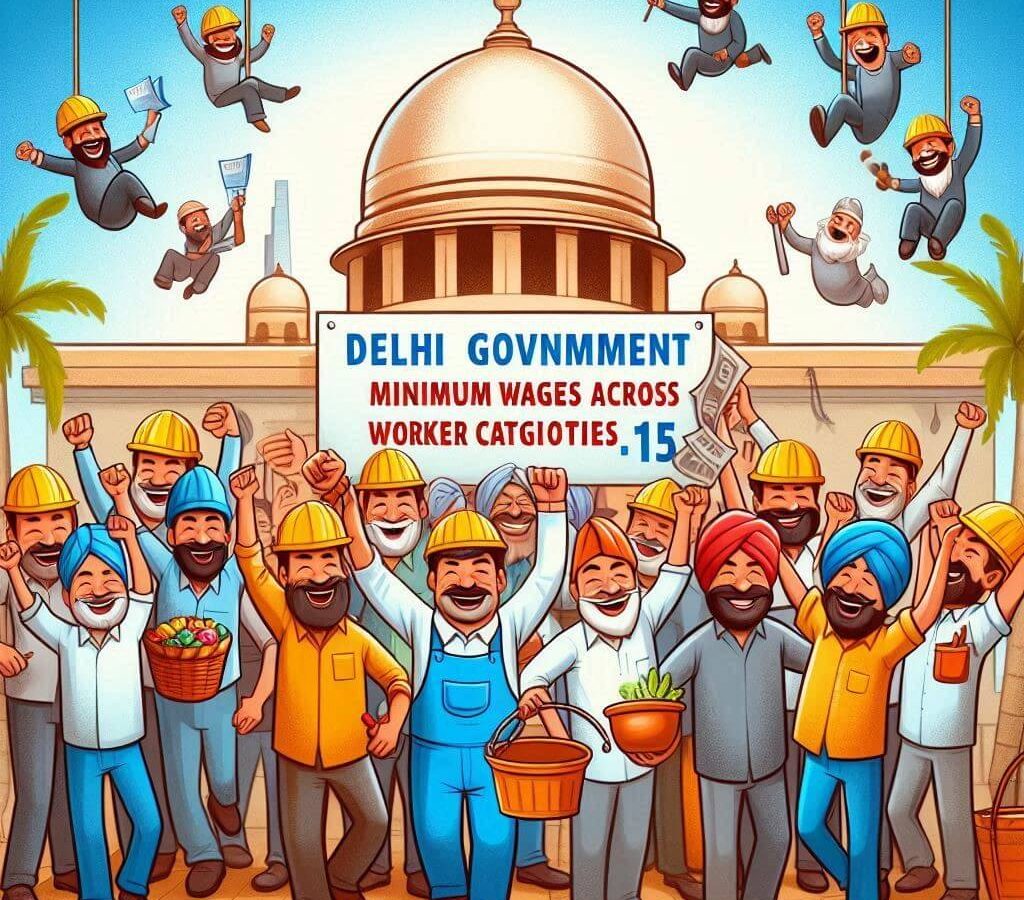 Delhi Government Increases Minimum Wages Across Worker Categories