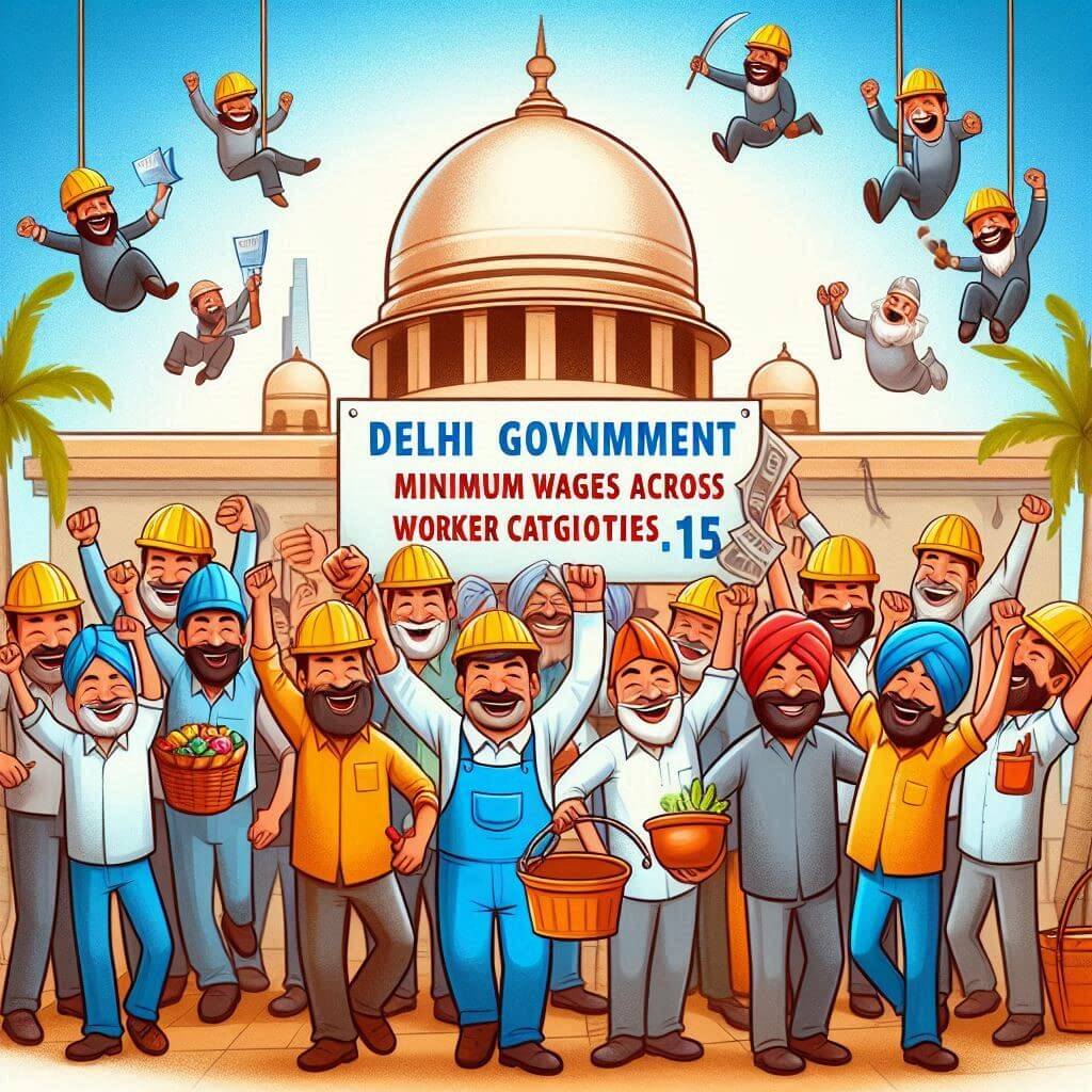 Delhi Government Increases Minimum Wages Across Worker Categories