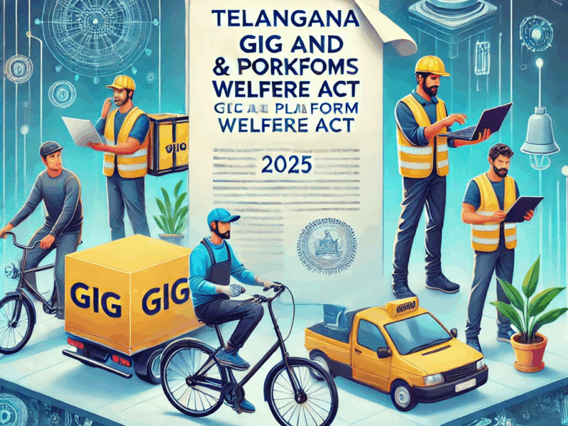 Telangana Gig and Platform Workers Welfare Act, 2025: A Comprehensive Guide to Rights, Welfare, and Regulation