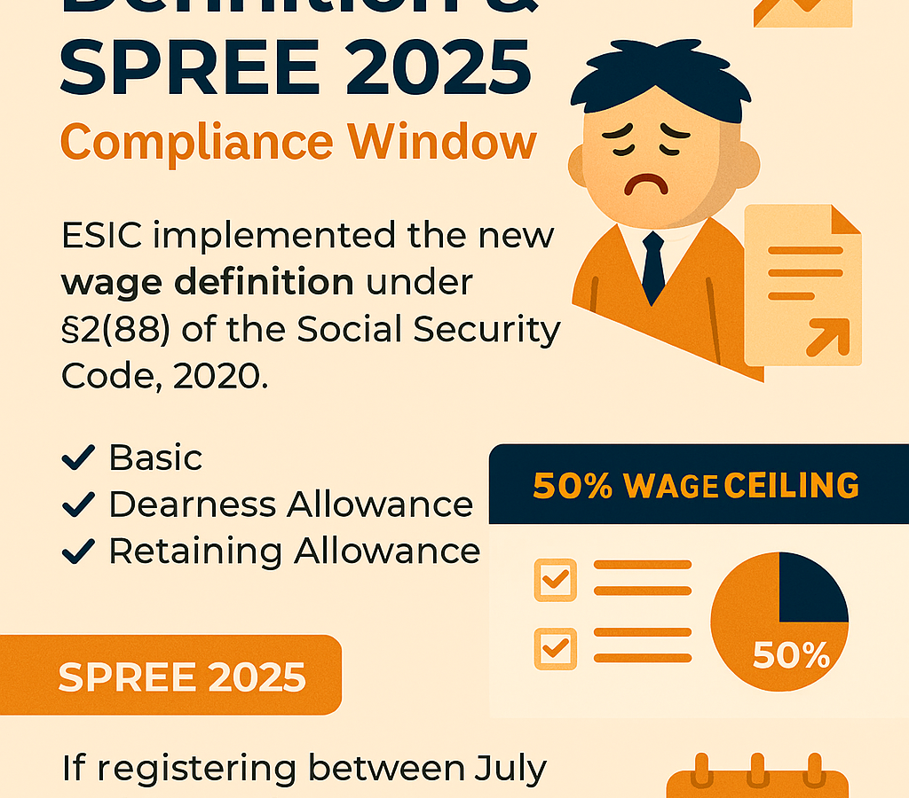 ESIC’s New Wage Definition & SPREE 2025