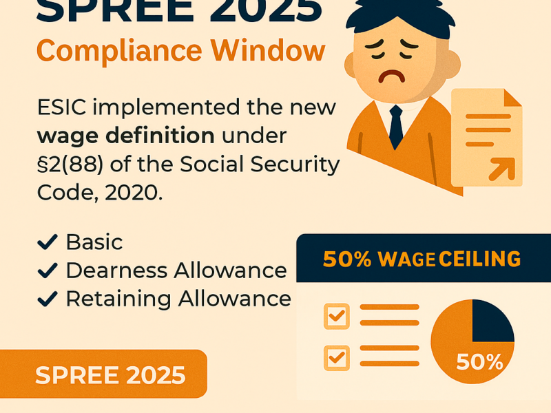 ESIC’s New Wage Definition & SPREE 2025