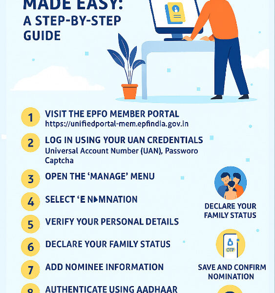 EPFO Nomination Made Easy: A Complete Step-By-Step Guide To Add A Nominee Online