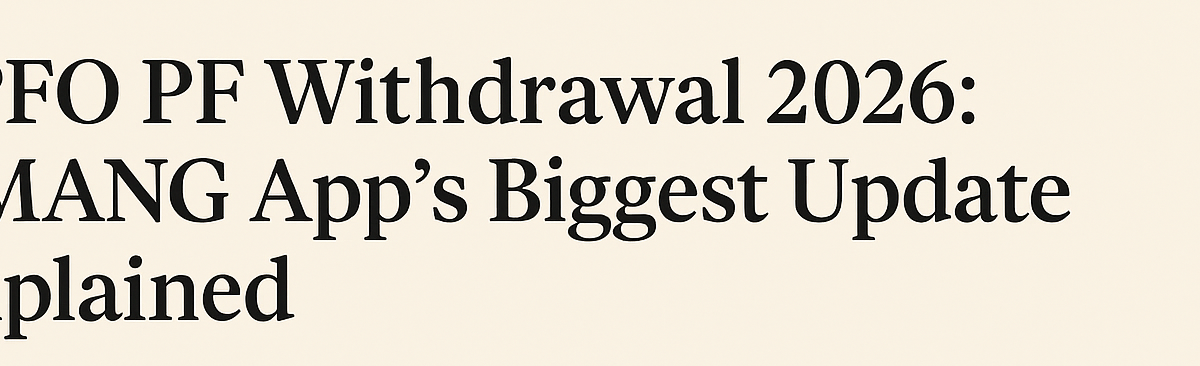 परिचय: भविष्य निर्वाह निधी (PF) ही भारतातील लाखो कर्मचाऱ्यांसाठी आर्थिक जीवनरेखा आहे. 2026 मध्ये EPFO ने एक महत्त्वाचा बदल केला आहे: EPFO सेवा उमंग अॅपवर सुरूच आहेत, परंतु आता कर्मचाऱ्यांना सरकारच्या एकत्रित डिजिटल ओळख प्रणाली मेरी पहचान (Meri Pehchaan) द्वारे प्रमाणीकरण करावे लागेल. यामुळे सुरक्षा आणि पारदर्शकता वाढते आणि काही व्यावहारिक प्रश्नही निर्माण होतात. मुख्य बदल:  नवीन लॉगिन प्रक्रिया: उमंग सक्रिय आहे. केवळ उमंग-आधारित लॉगिन काढून टाकून मेरी पहचान प्रमाणीकरण लागू केले आहे.  अनिवार्य ओळख पडताळणी: आधार आणि मोबाईल लिंक करणे अनिवार्य आहे. EPFO रेकॉर्डशी विसंगती असल्यास दावा नाकारला जाऊ शकतो.  दावा नाकारण्याची कारणे: चुकीचे बँक तपशील. अपूर्ण KYC. नाव किंवा जन्मतारीखातील विसंगती. अद्ययावत पैसे काढण्याच्या पात्रता नियमांचे पालन न करणे. चरण-दर-चरण प्रक्रिया: 1. चरण 1: उमंगवर मेरी पहचान द्वारे लॉगिन करा. 2. चरण 2: EPFO सेवा निवडा → PF पैसे काढणे. 3. चरण 3: आधार-लिंक मोबाईल OTP पडताळा. 4. चरण 4: अद्ययावत बँक आणि KYC तपशीलांसह दावा सादर करा. 5. चरण 5: अॅपमध्ये थेट दावा स्थिती ट्रॅक करा. हे का महत्त्वाचे आहे: कडक लॉगिन आणि पडताळणी फसवणूक कमी करतात आणि योग्य हक्कदाराला प्रवेश सुनिश्चित करतात. विलंब टाळण्यासाठी रेकॉर्ड अद्ययावत ठेवा. अनुपालन दृष्टिकोन: हा बदल EPF अधिनियम, 1952 च्या कलम 6 शी सुसंगत आहे, ज्यामुळे योगदान आणि पैसे काढणे सुरक्षित राहतात. नियोक्त्यांनी कर्मचाऱ्यांना सक्रिय मार्गदर्शन करावे, जेणेकरून वाद कमी होतील. धोके आणि कृती:  धोका: जुने KYC असल्याने दावा नाकारला जाणे. कृती: EPFO रेकॉर्डमध्ये आधार, पॅन आणि बँक तपशील नियमितपणे अद्ययावत करा.  धोका: मेरी पहचान लॉगिनबद्दल गोंधळ. कृती: HR टीमना नवीन प्रणालीमध्ये मदत करण्यासाठी प्रशिक्षण द्या. निष्कर्ष: 2026 मधील PF पैसे काढण्याची प्रक्रिया अधिक सुरक्षित आहे आणि अधिक जागरूकतेची गरज आहे. उमंगसह मेरी पहचान लॉगिन स्वीकारून आणि EPFO चे अद्ययावत नियम पाळून, कर्मचारी आपले आर्थिक भविष्य सुरक्षित करू शकतात. कार्यान्वयनीय सूचना: आजच KYC अद्ययावत करा, आधार–बँक तपशील पडताळा आणि मेरी पहचान लॉगिनशी परिचित व्हा—उद्याच्या आपत्कालीन परिस्थिती थांबत नाहीत. चर्चेत सहभागी व्हा तुमचे विचार महत्त्वाचे आहेत. कमेंट्समध्ये तुमचे मत शेअर करा — सकारात्मक संवादामुळे आपल्याला श्रम कायदे अधिक चांगल्या प्रकारे समजतात. मार्गदर्शन हवे आहे? कधीही सल्ला घेण्यासाठी भेट ठरवा. तज्ज्ञ मार्गदर्शनामुळे अनुपालन अधिक सुलभ आणि प्रभावी होते. ज्ञानाचा प्रसार करा हा लेख उपयुक्त वाटला असेल, तर तो फक्त स्वतःपुरता ठेवू नका — सहकाऱ्यांशी, मित्रांशी किंवा सोशल मीडियावर शेअर करा. एकत्रितपणे आपण श्रम अधिकार आणि जबाबदाऱ्या याबाबत अधिक जागरूकता निर्माण करू शकतो. अस्वीकरण हा ब्लॉग लेख एक सामान्य मार्गदर्शक आहे. याला कायदेशीर सल्ला समजू नये. अधिक माहितीकरिता कृपया योग्य विधिज्ञाशी संपर्क साधा.