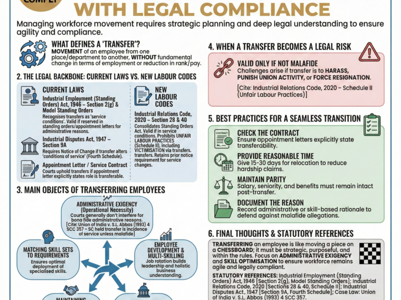 Employee Transfers in India: Balancing Business Needs with Legal Compliance