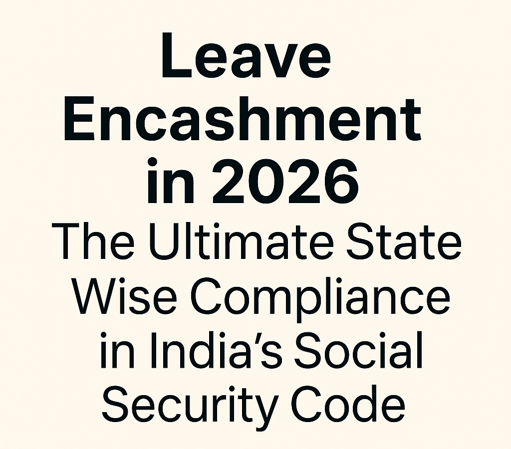 Leave Encashment in 2026: The Ultimate State-Wise Compliance Guide