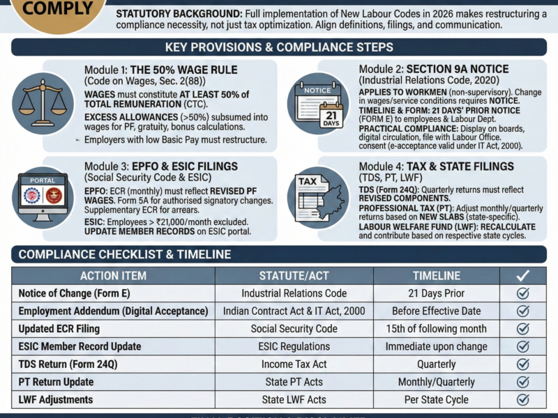 Navigating Salary Restructuring: Your Guide to Statutory Filings in 2026