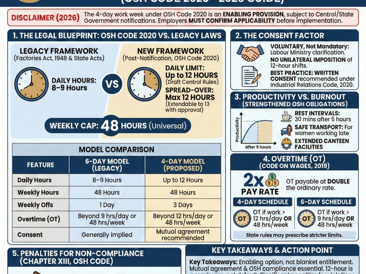 The 4-Day Work Week in India: Flexibility or a 12-Hour Trap?