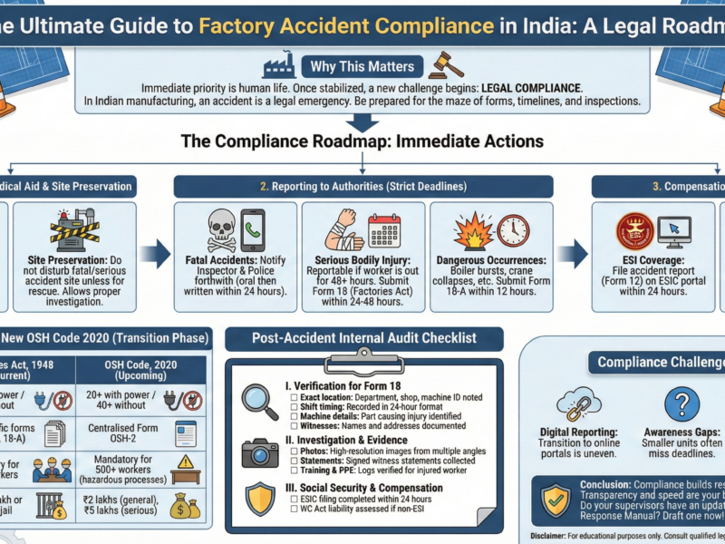 The Ultimate Guide to Factory Accident Compliance in India: A Legal Roadmap