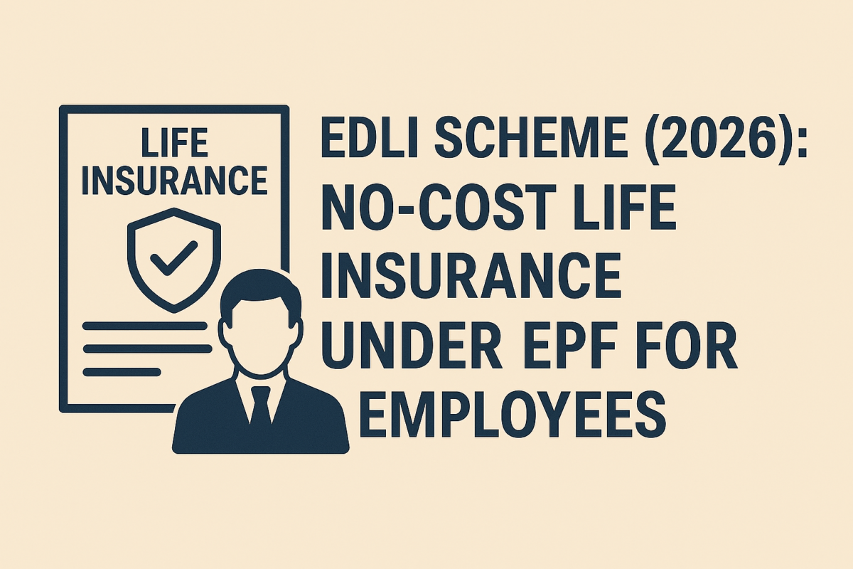 EDLI Scheme (2026): No-Cost Life Insurance Under EPF for Employees