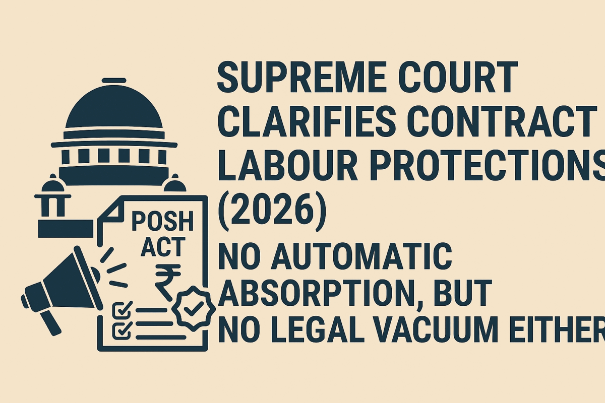Supreme-Court-Clarifies-Contract-Labour-Protections-2026-No-Automatic-Absorption,But-No-Legal-Vacuum-Either