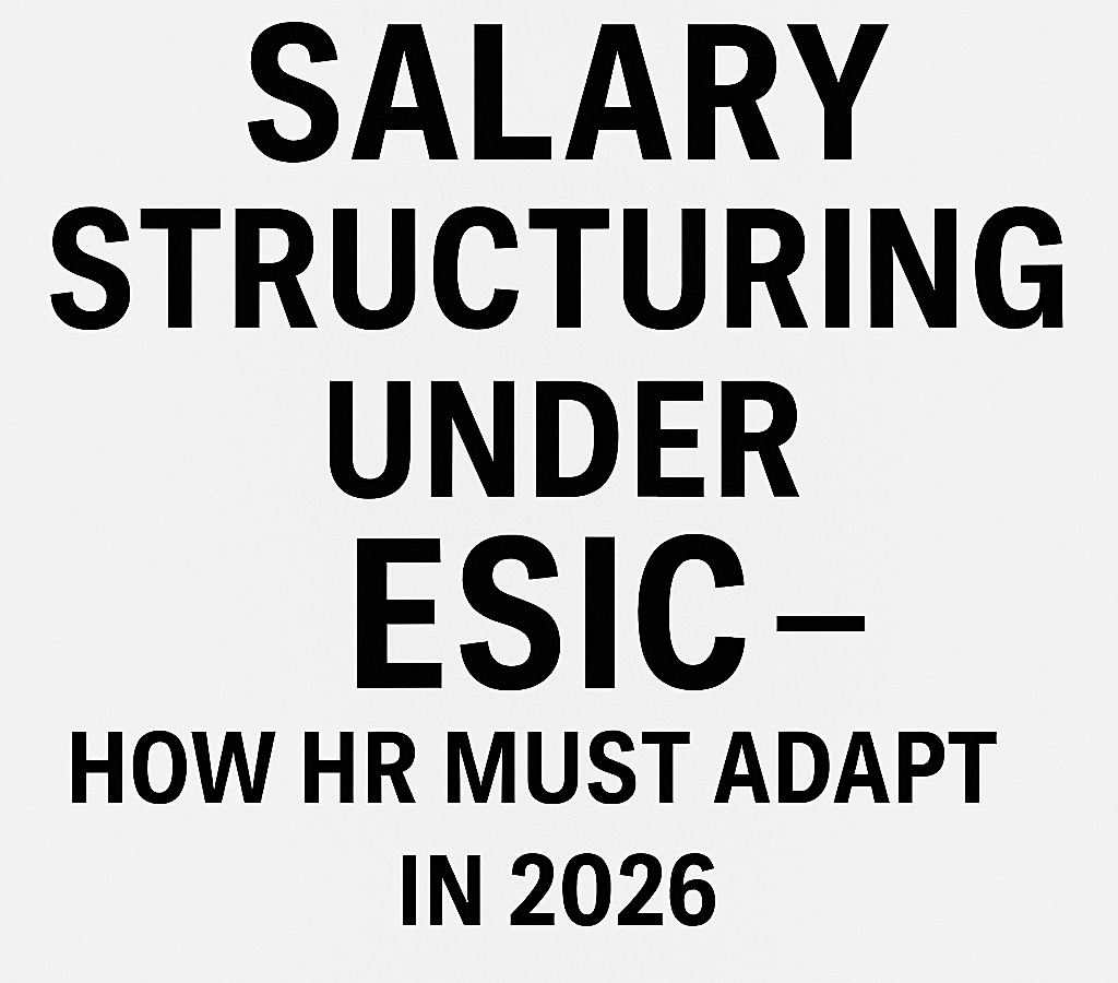 Salary Structuring Under ESIC - How HR Must Adapt in 2026
