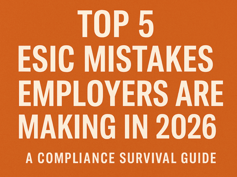 Top 5 ESIC Mistakes Employers Are Making in 2026: A Compliance Survival Guide