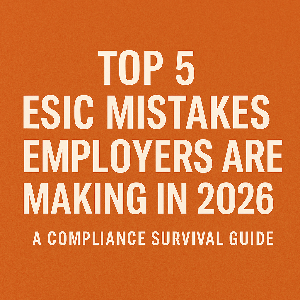 Top 5 ESIC Mistakes Employers Are Making in 2026: A Compliance Survival Guide
