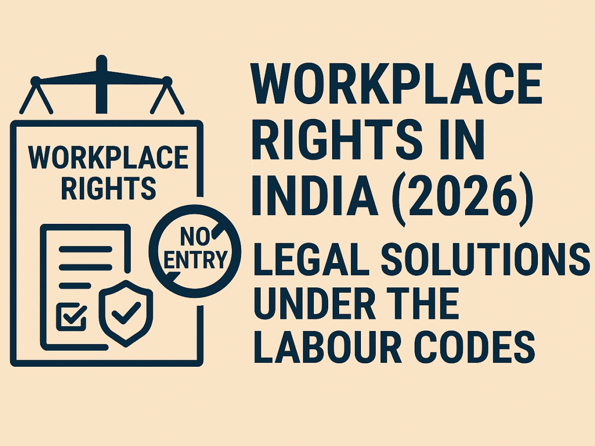 Workplace Rights in India (2026): Legal Solutions Under the Labour Codes