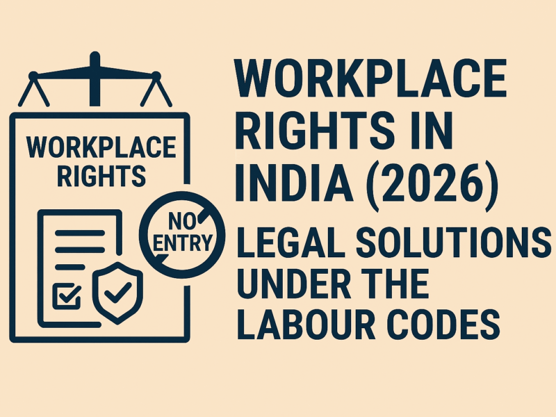 Workplace Rights in India (2026): Legal Solutions Under the Labour Codes