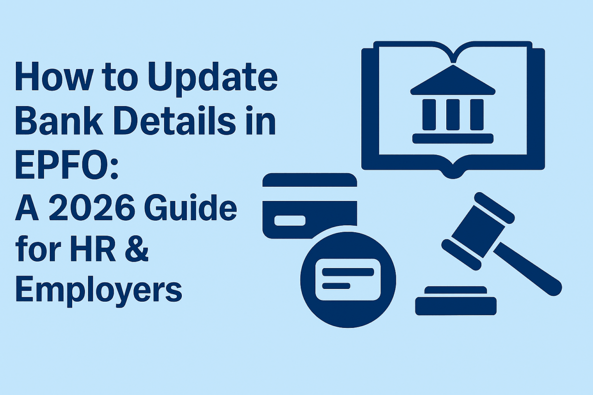 How to Update Bank Details in EPFO: A 2026 Guide for HR & Employers