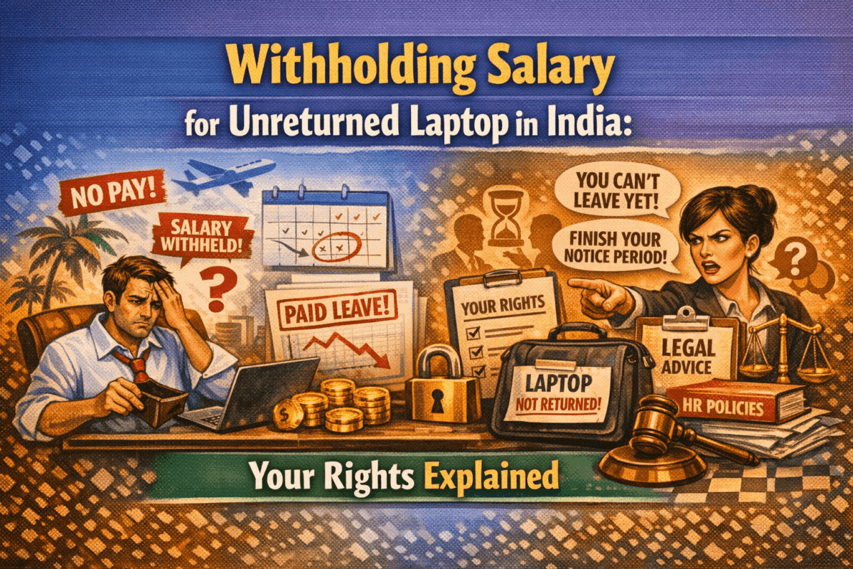 Withholding Salary for Unreturned Laptop in India: Your Rights Explained