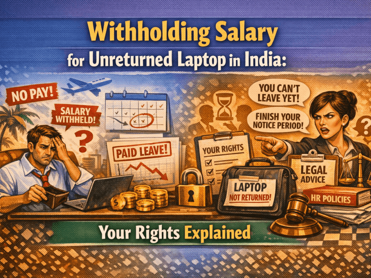 Withholding Salary for Unreturned Laptop in India: Your Rights Explained