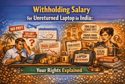 Unreturned Withholding Salary for Unreturned Laptop in India: Your Rights ...