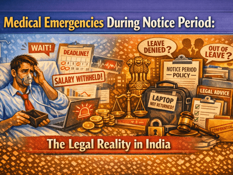 Medical Emergencies During Notice Period: The Legal Reality in India