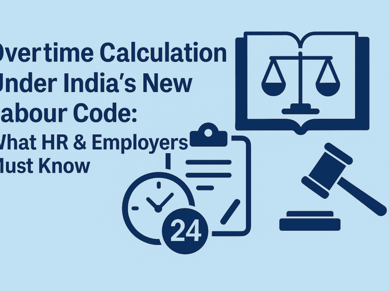 Overtime Calculation Under India’s New Labour Code: What HR & Employers Must Know