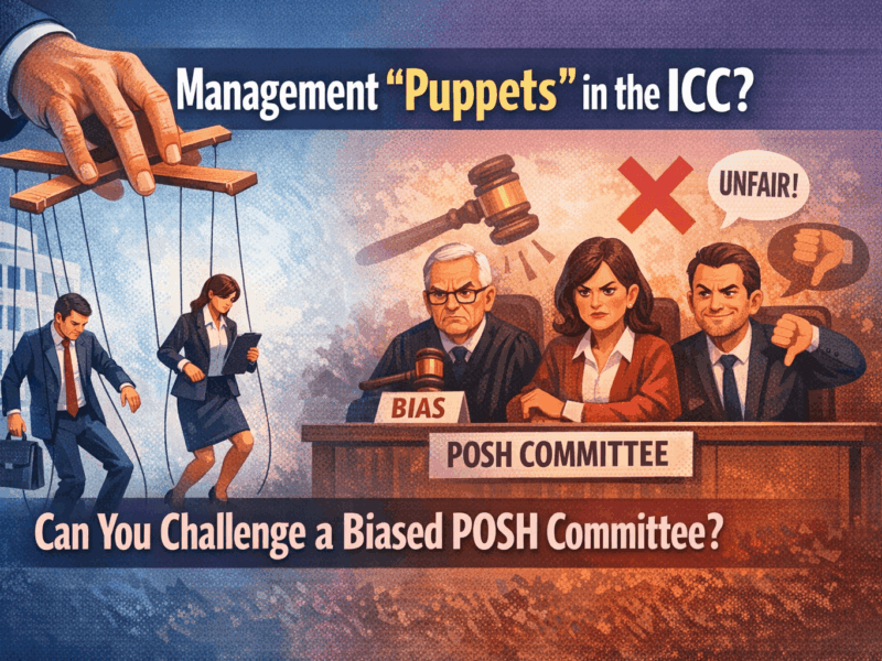 Management "Puppets" in the ICC? Can You Challenge a Biased POSH Committee?