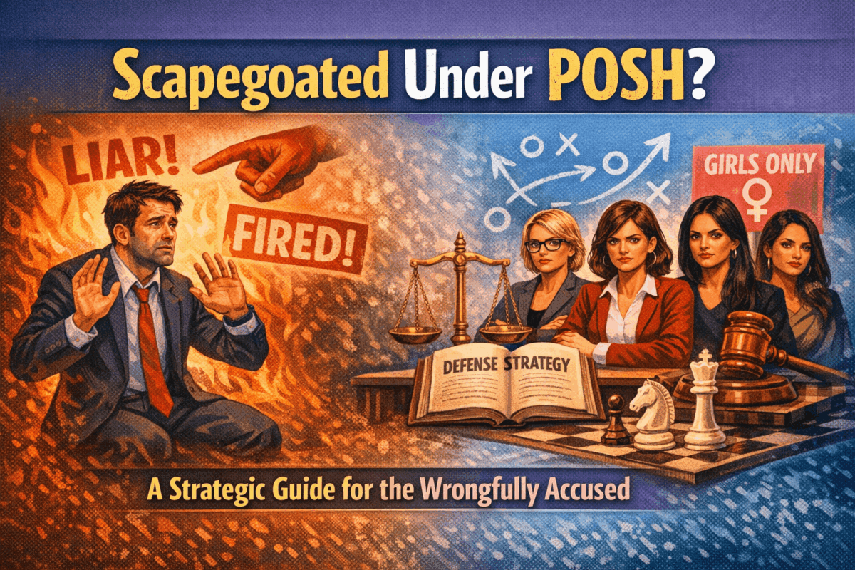 Scapegoated Under POSH? A Strategic Guide for the Wrongfully Accused