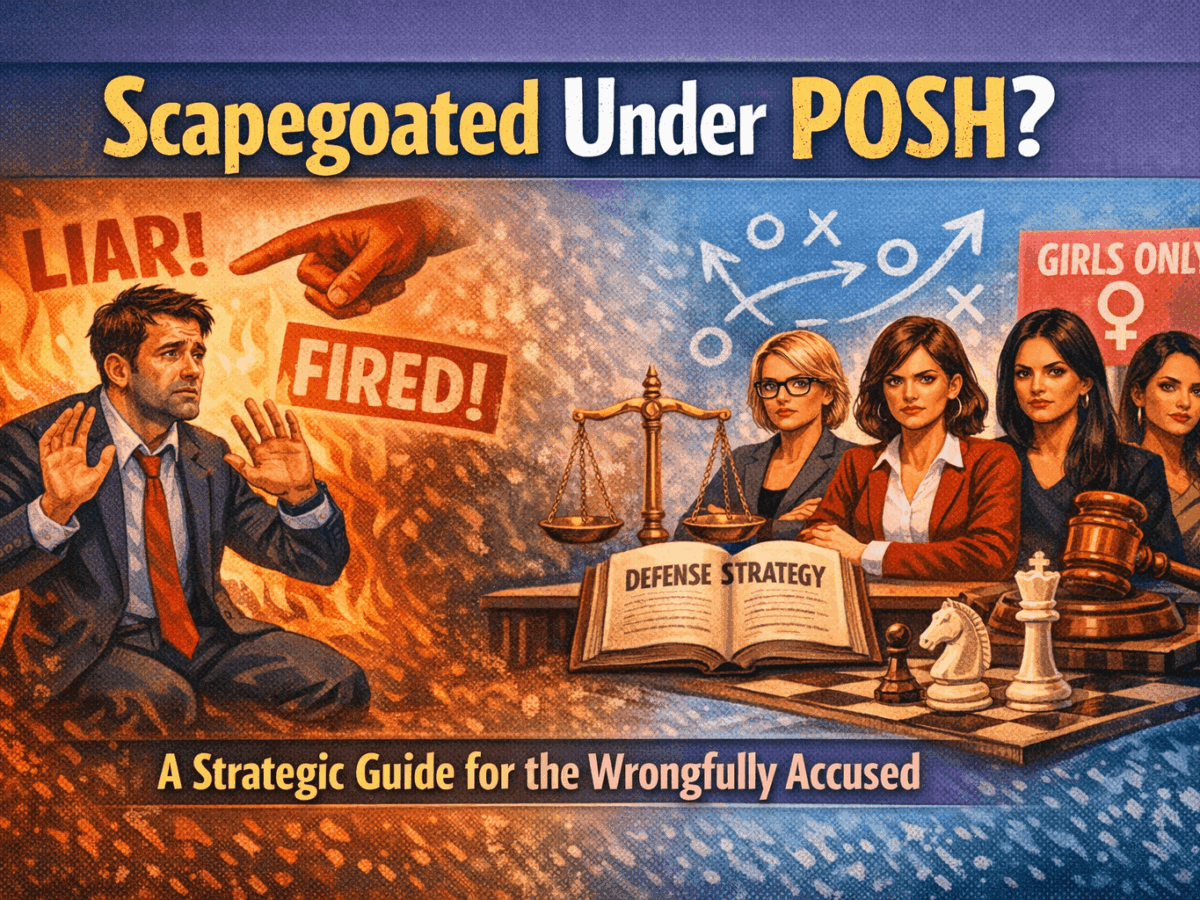 Scapegoated Under POSH? A Strategic Guide for the Wrongfully Accused
