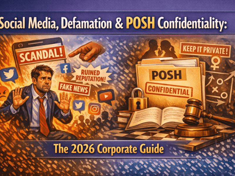 Social Media, Defamation & POSH Confidentiality: The 2026 Corporate Guide