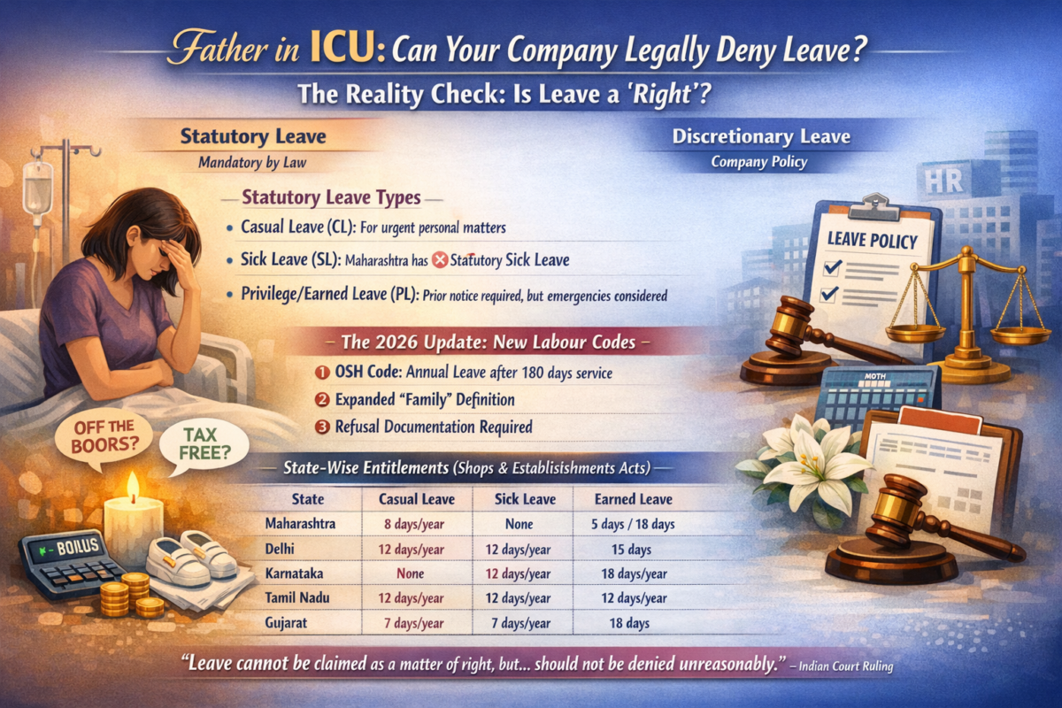 Father in ICU: Can Your Company Legally Deny Leave?