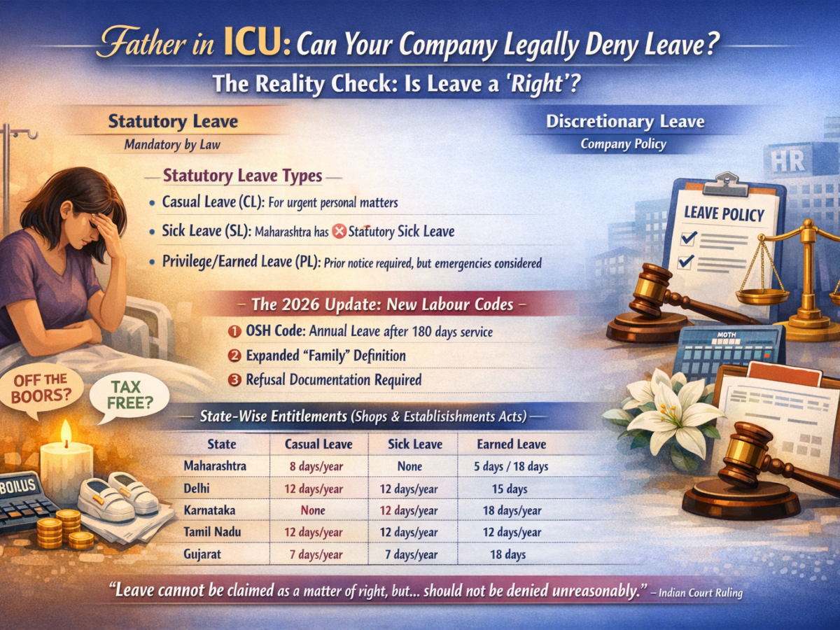 Father in ICU: Can Your Company Legally Deny Leave?