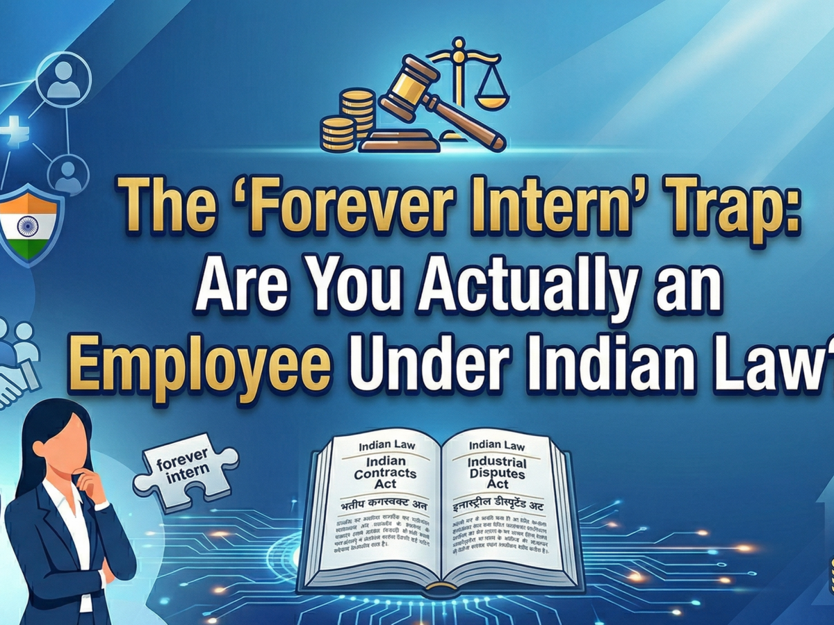 The ‘Forever Intern’ Trap: Are You Actually an Employee Under Indian Law?