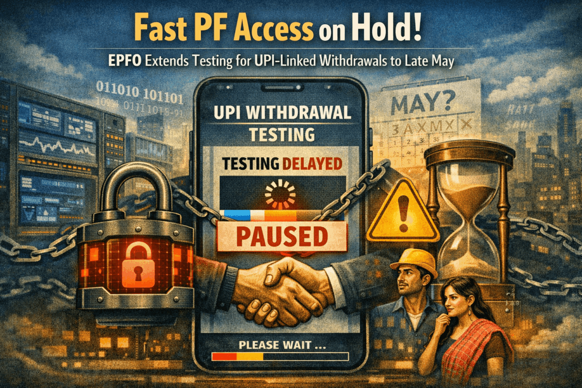 Fast PF Access on Hold: EPFO Extends Testing for UPI-Linked Withdrawals to Late May