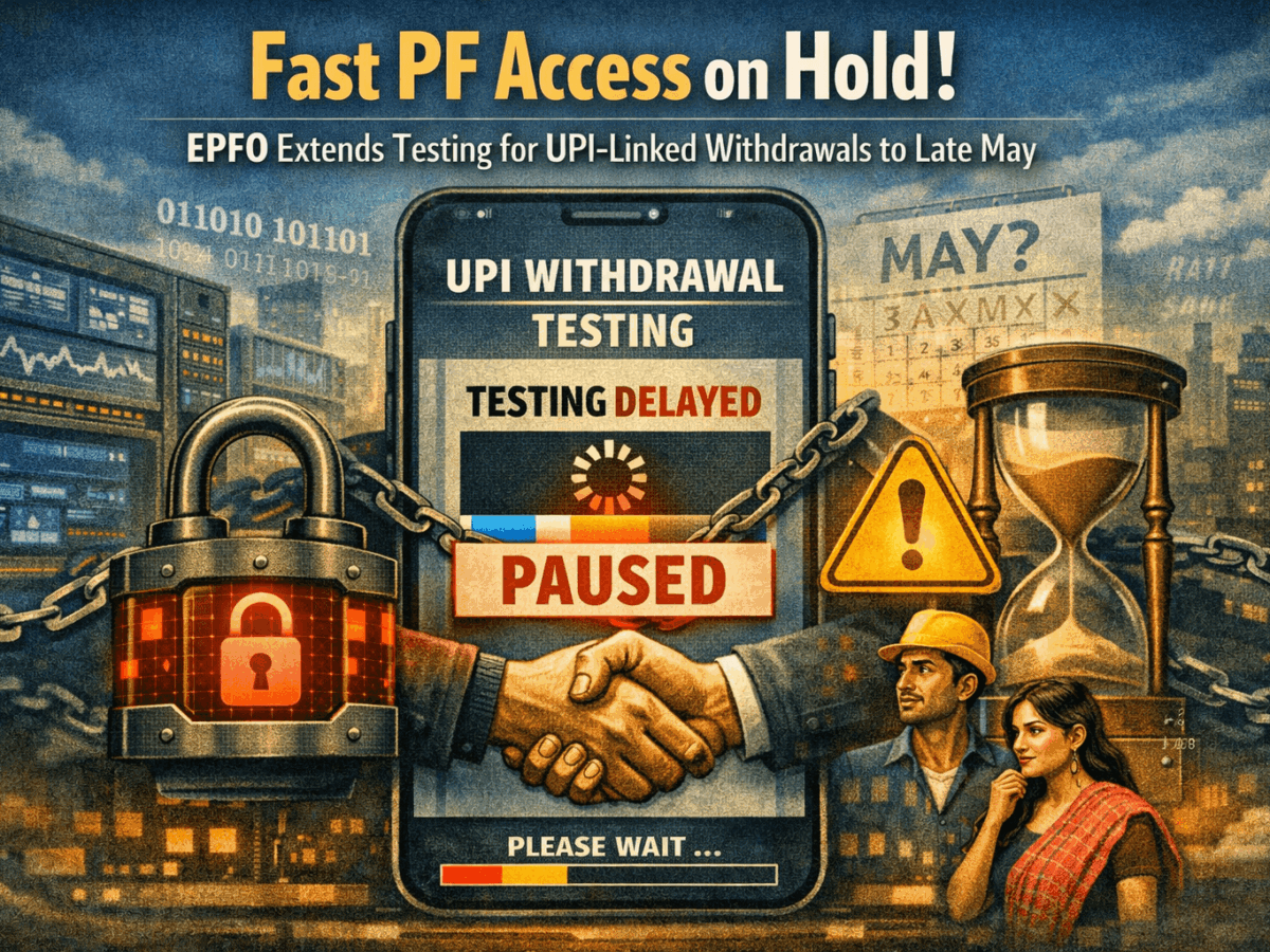 Fast PF Access on Hold: EPFO Extends Testing for UPI-Linked Withdrawals to Late May