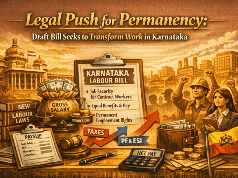 Legal Push for Permanency: Draft Bill Seeks to Transform Work in Karnataka