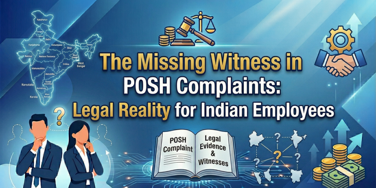 The Missing Witness in POSH Complaints: Legal Reality for Indian Employees