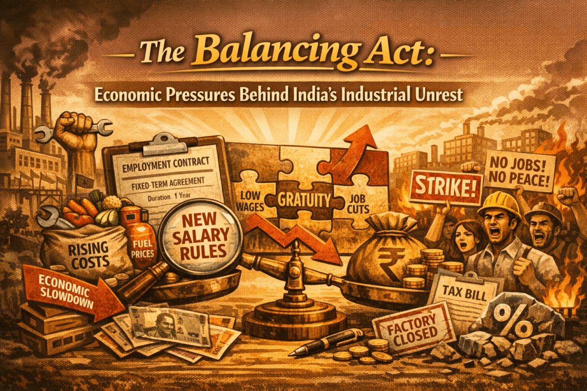The Balancing Act: Economic Pressures Behind India’s Industrial Unrest