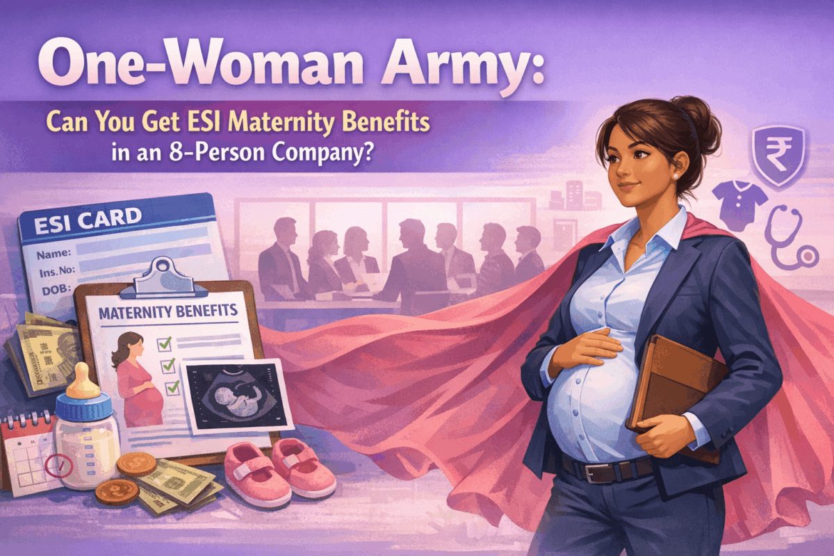 One-Woman Army: Can You Get ESI Maternity Benefits in an 8-Person Company?