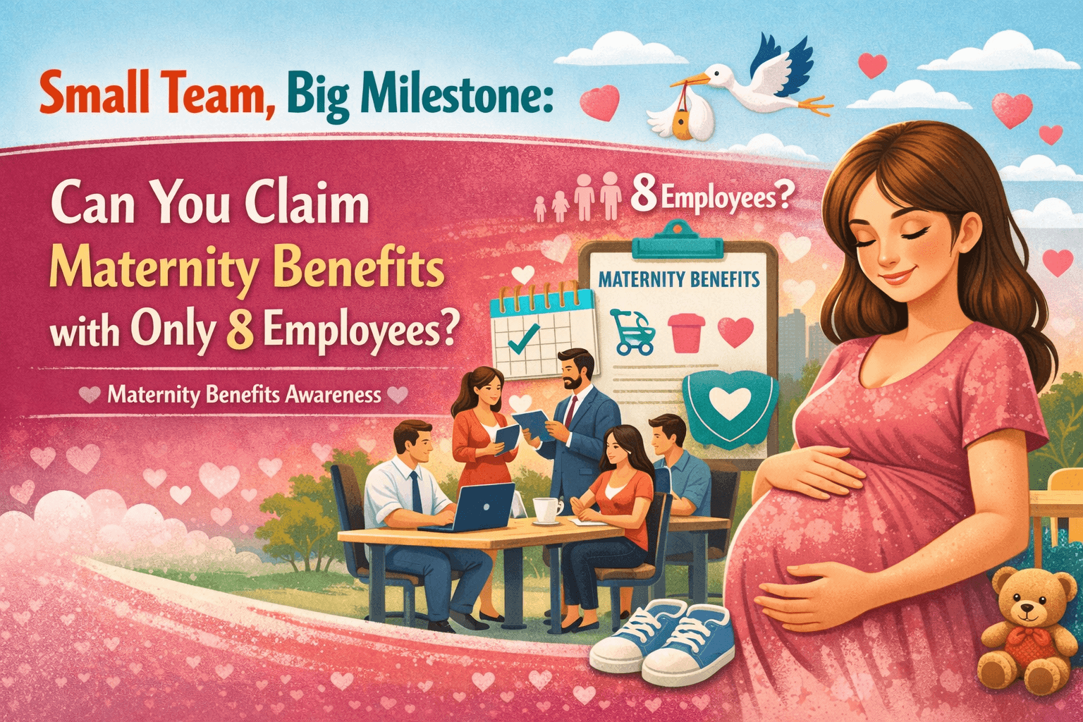 Small Team, Big Milestone: Can You Claim Maternity Benefits with Only 8 Employees?