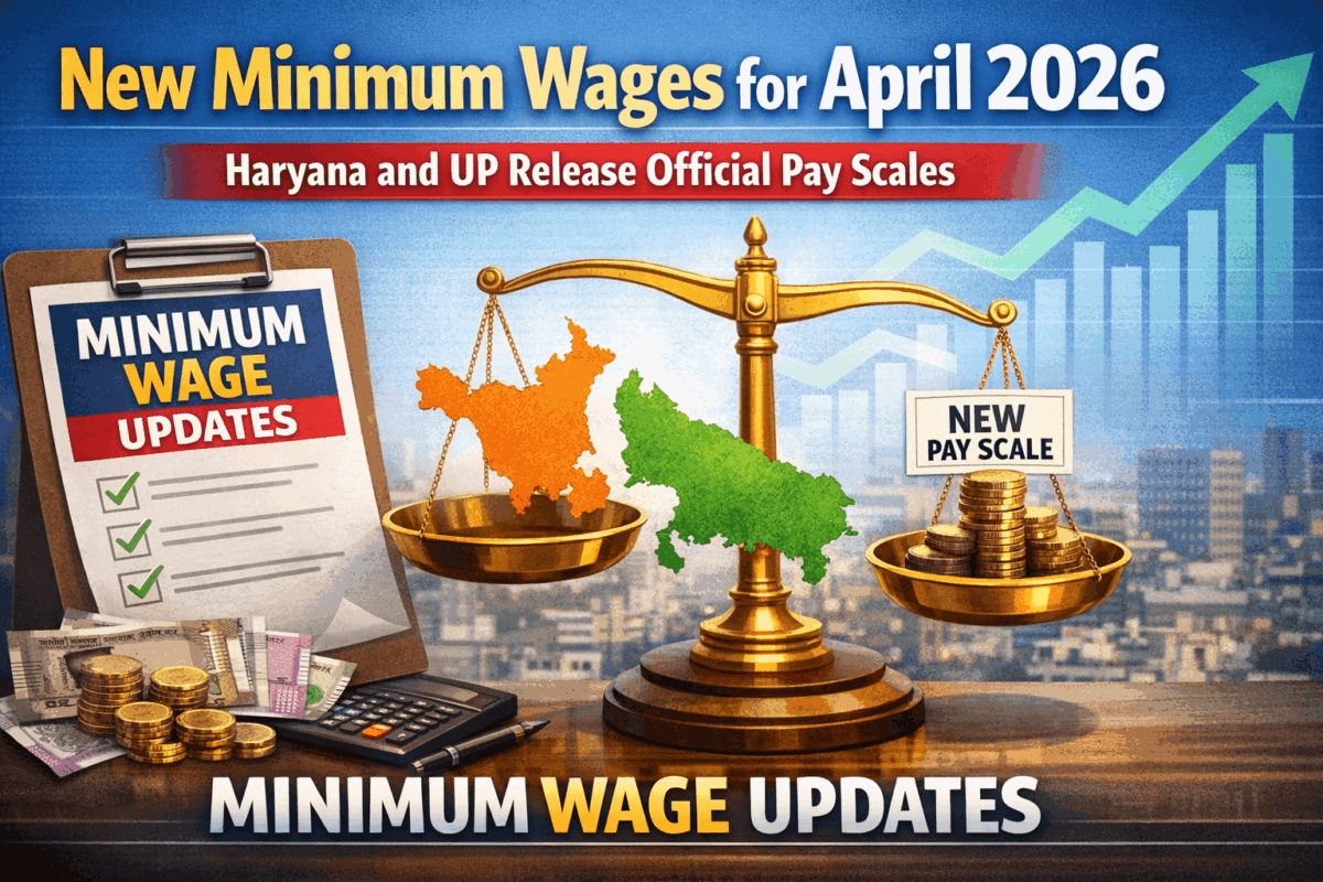 New Minimum Wages for April 2026: Haryana and UP Release Official Pay Scales