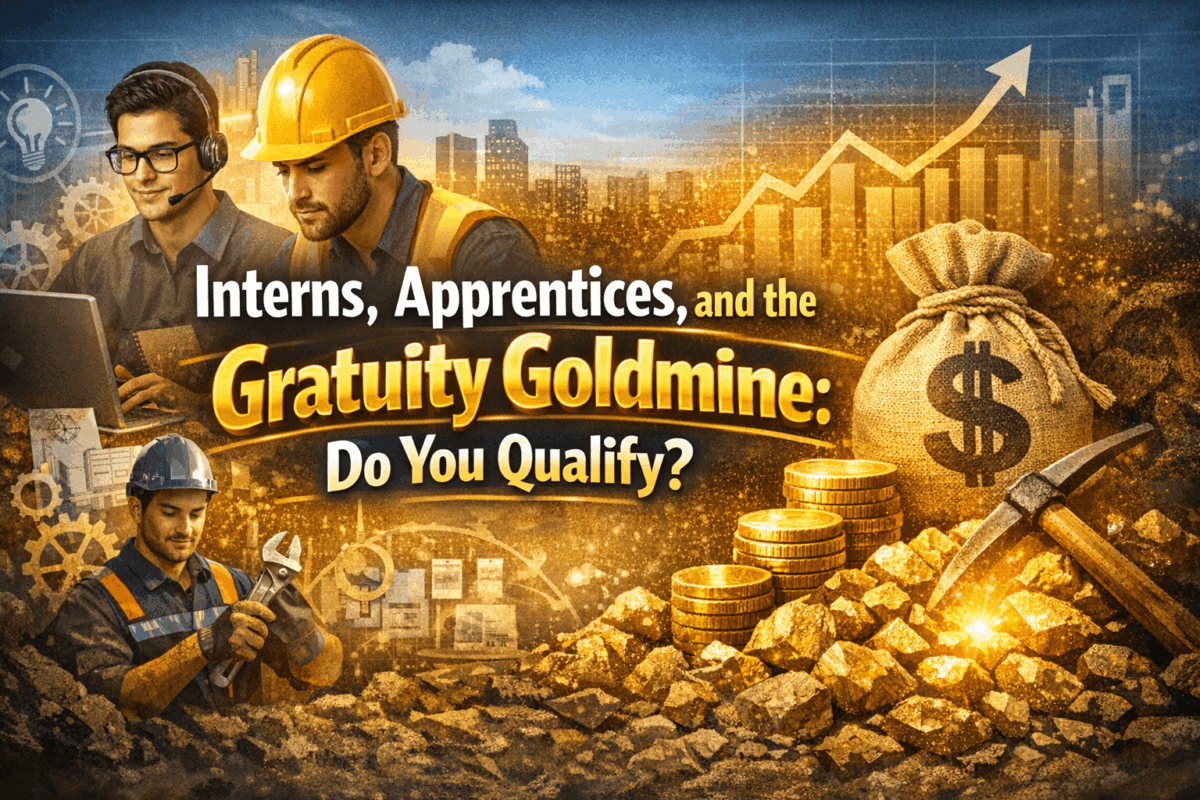 Interns, Apprentices, and the Gratuity Goldmine: Do You Qualify?