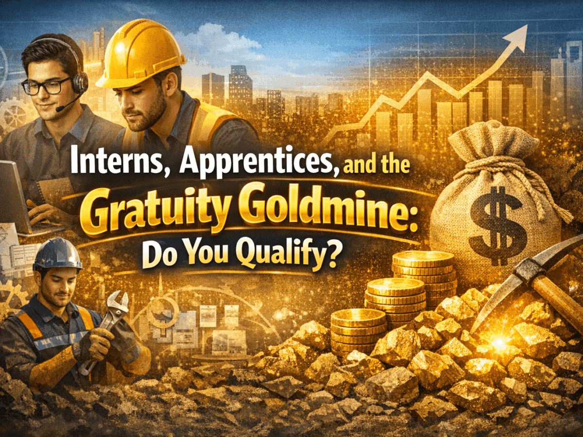 Interns, Apprentices, and the Gratuity Goldmine: Do You Qualify?