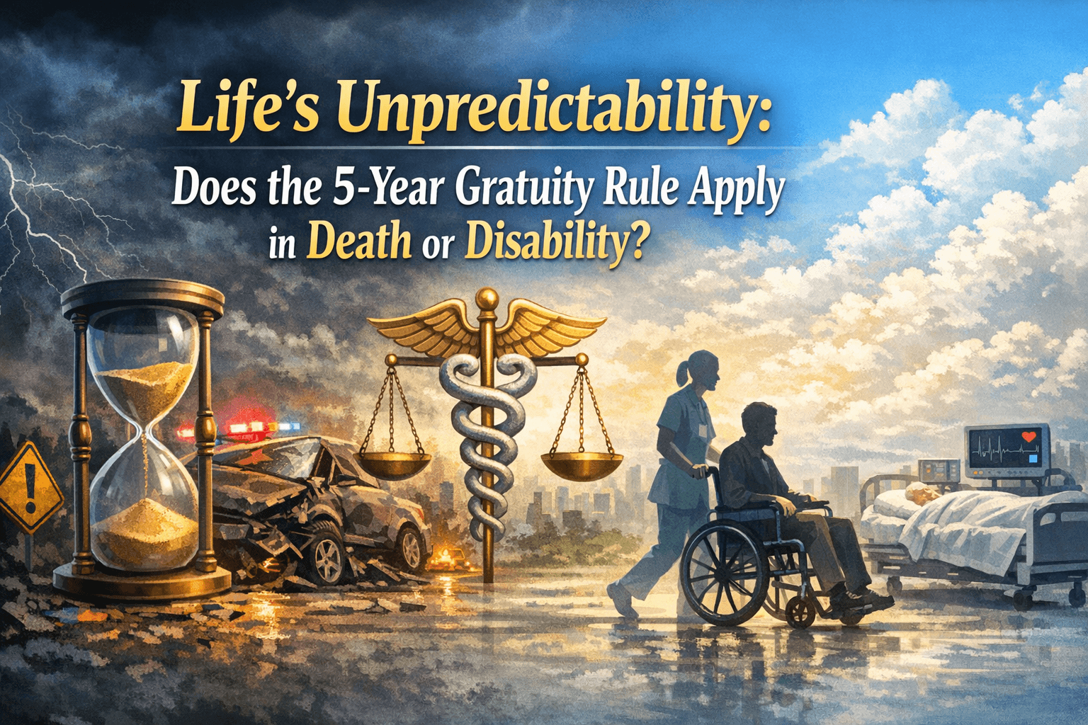 Life’s Unpredictability: Does the 5-Year Gratuity Rule Apply in Death or Disability?