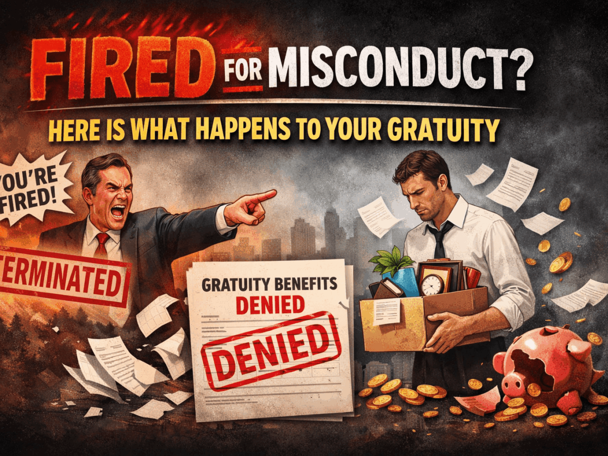 Fired for Misconduct? Here is What Happens to Your Gratuity