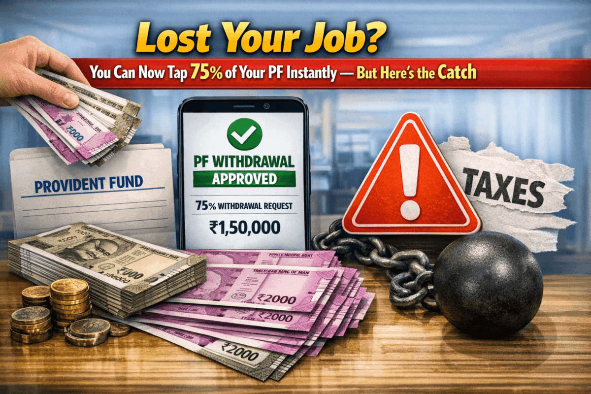 Lost Your Job? You Can Now Tap 75% of Your PF Instantly — But Here's the Catch