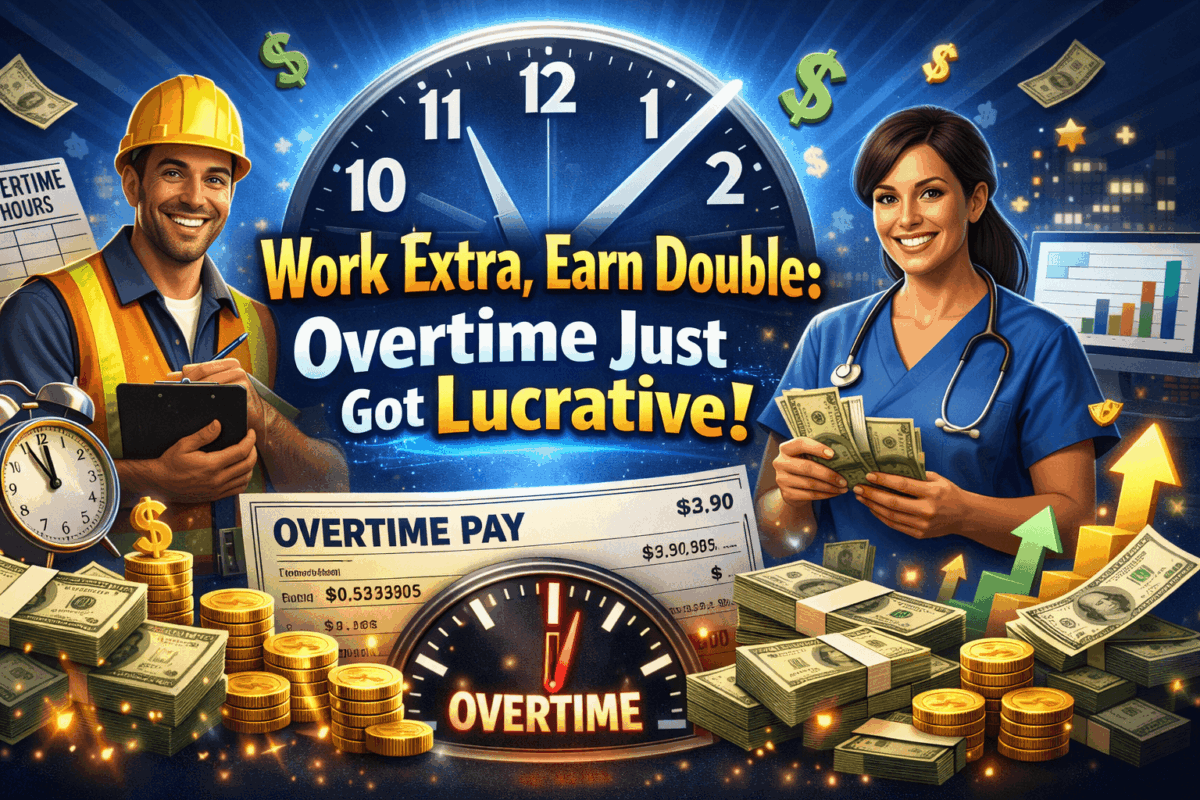 Work Extra, Earn Double: Overtime Just Got Lucrative