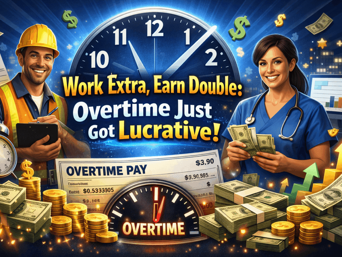 Work Extra, Earn Double: Overtime Just Got Lucrative