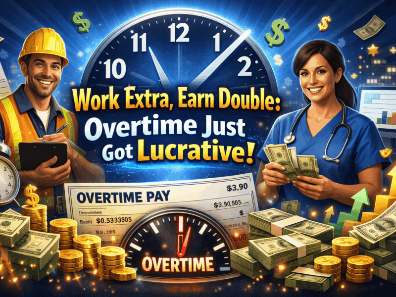 Work Extra, Earn Double: Overtime Just Got Lucrative