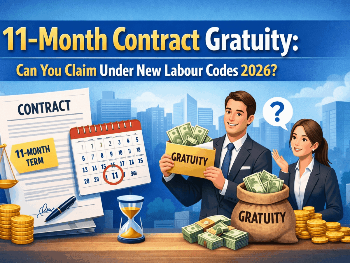 11-Month Contract Gratuity: Can You Claim Under New Labour Codes 2026?